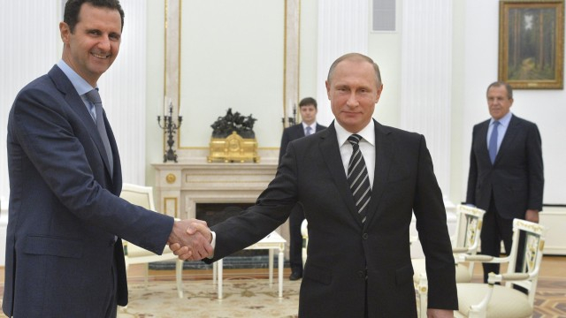 Башар Асад е на посещение в Русия