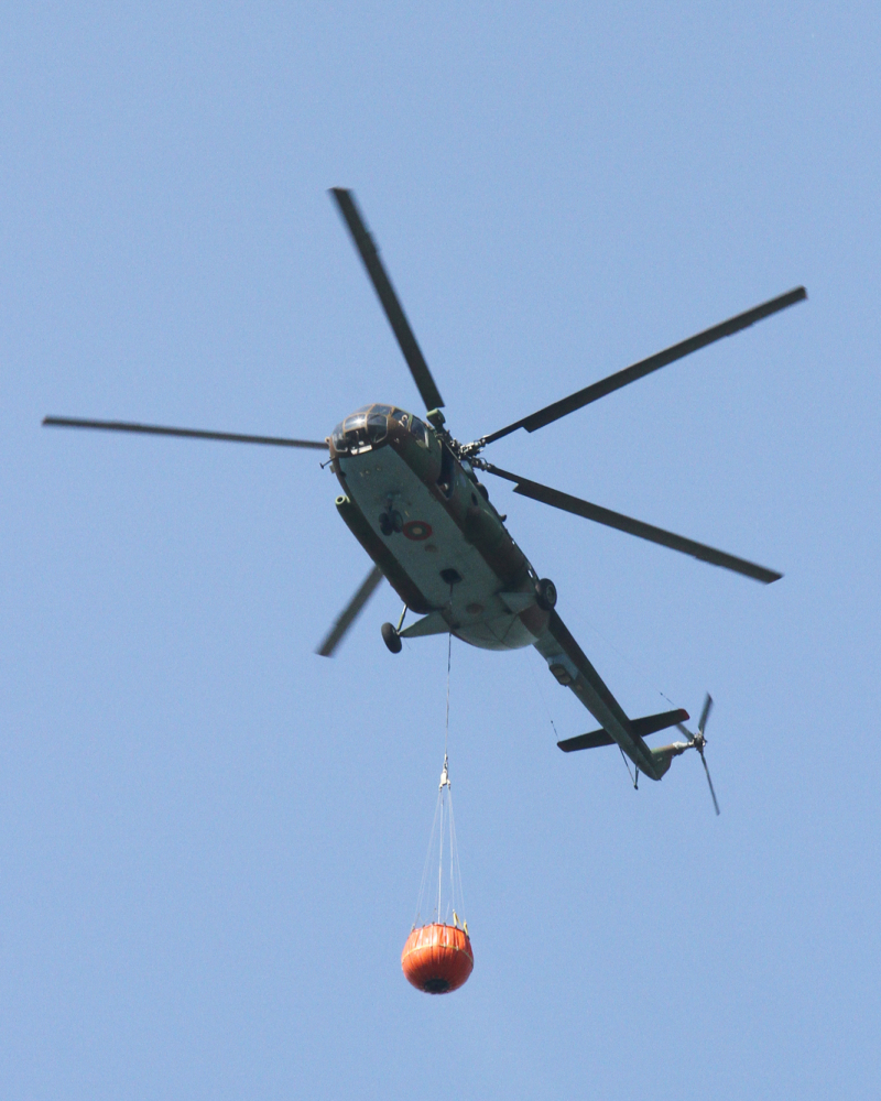 Хеликоптер Ми-17 кръжи в Сливенско заради кошмар