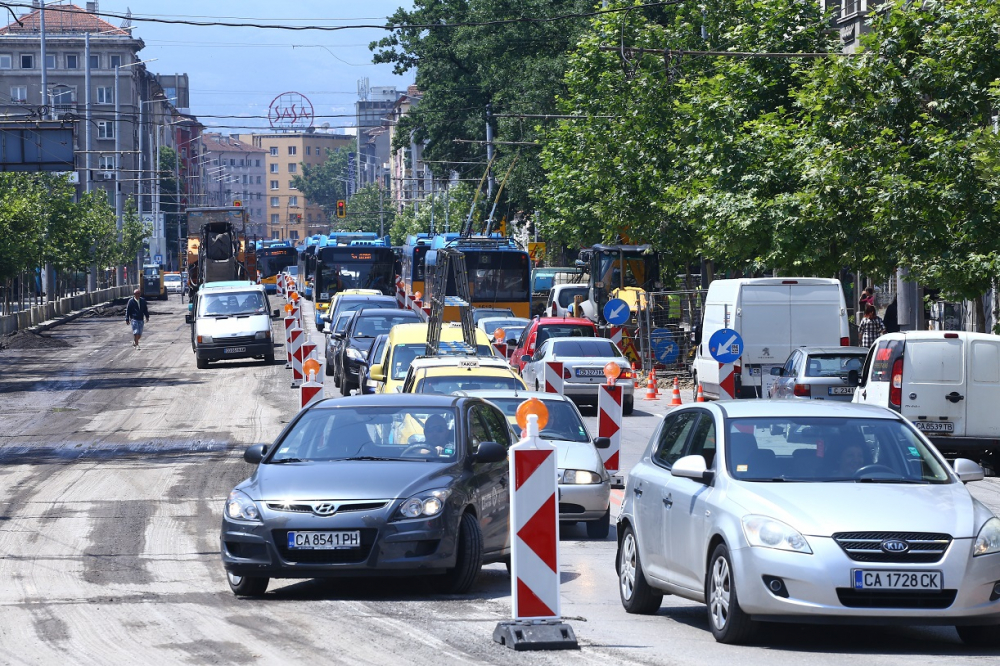 Ето как ще пъпли трафикът в центъра на София от утре