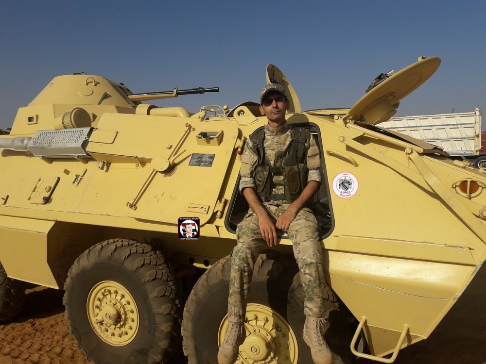 Сирийският спецназ „Силите на Тигъра” заловил рядък натовски БТР   