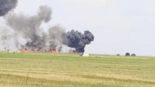 Трагедия край Силистра: Изтребител се разби! Пилотът загина (СНИМКИ)