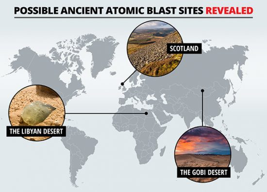 Уникална КАРТА доказва, че ядрените войни са се водили преди хиляди години 