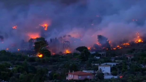 Още няма виновни за пожарите в Атина, жертвите не спират да растат!