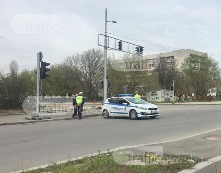 Обезумял мъж устрои истински екшън в Пловдив, побегна по средата на булевард, а полицията след него 