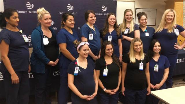 Такова чудо като това, което стана с 16 медицински сестри в болница в Аризона, никога не се е случвало! (СНИМКИ/ВИДЕО)