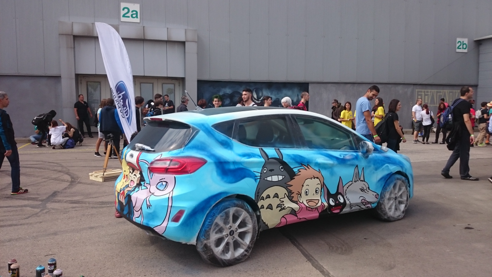 Манга и аниме герои украсиха Ford Fiesta по време на Aniventure Comic Con (СНИМКИ/ВИДЕО)