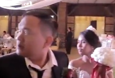 ЗРЕЛИЩНО ВИДЕО! Тайфунът Мангхут връхлетя и порути сватба във Филипините 