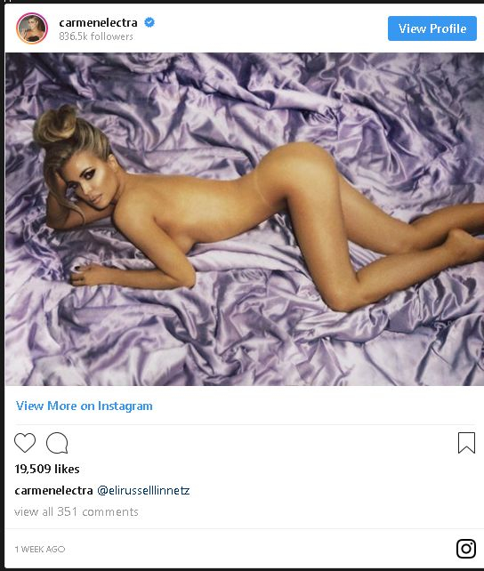 Каква жена на 46?! Кармен Електра лъсна чисто гола в спираща дъха фотосесия (СНИМКИ 18+)