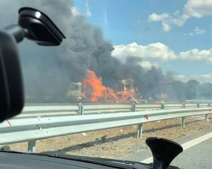 От полицията с първи подробности за огнения ад на АМ "Тракия"