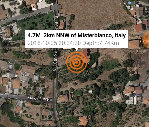Силно земетресение удари Сицилия (ВИДЕО)