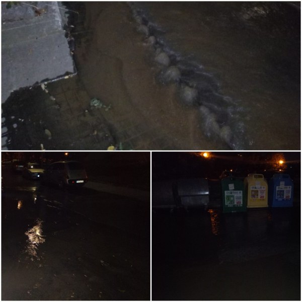 Потоп заля улици в Пловдив, стотици домакинства остават на сухо СНИМКИ