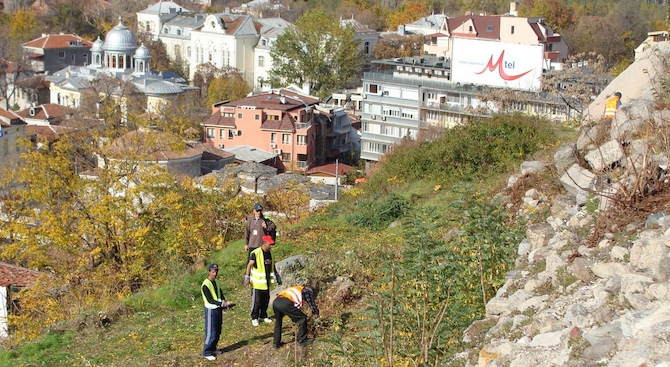 Започна мащабен ремонт на пловдивския хълм Бунарджика