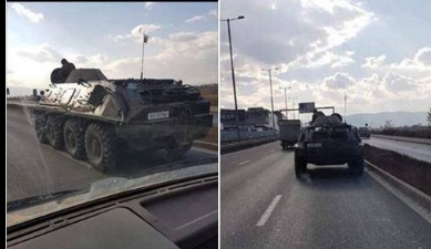 Танкове по магистрала „Люлин“ ошашавиха перничани (СНИМКА)