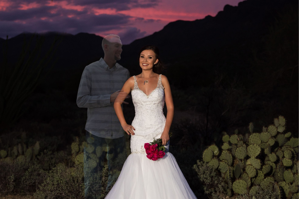 Годеница направи фотосесия със своя възлюбен, който загина преди сватбата (СНИМКИ)