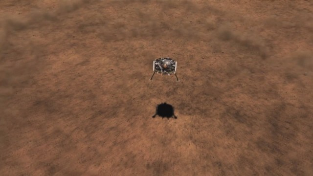 Точно в 21:54 българско време приключи рисковото кацане на „ИнСайт” на Марс (ВИДЕО)