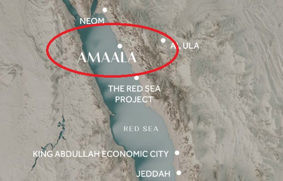Новото световно чудо: Саудитска Арабия показа ултра разкошния курорт Amaala (СНИМКИ)