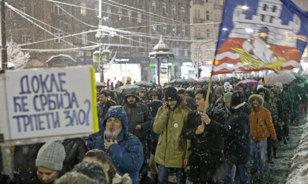 И Белград се вдигна на грандиозен протест