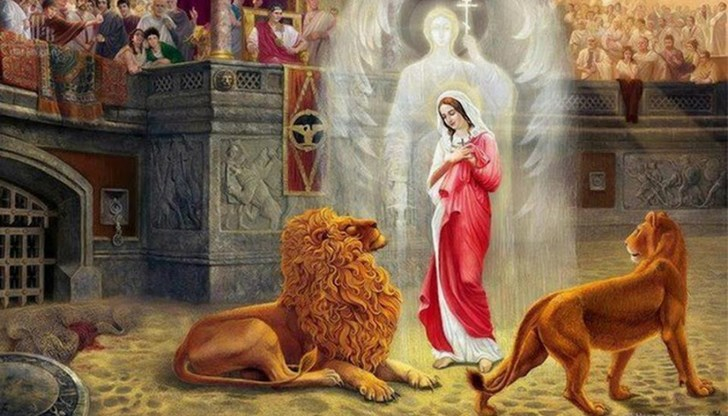 Красиви женски имена черпят заради светица, изтезавана и хвърлена на лъвовете, но направила истинско чудо!