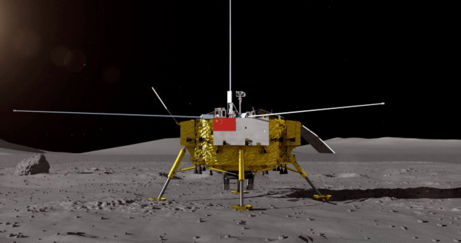 Китайският космически апарат Чанъе-4 изпрати ВИДЕО  от обратната страна на Луната