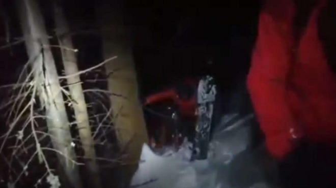 Първо ВИДЕО от спасяването на македонските сноубордисти в Пирин