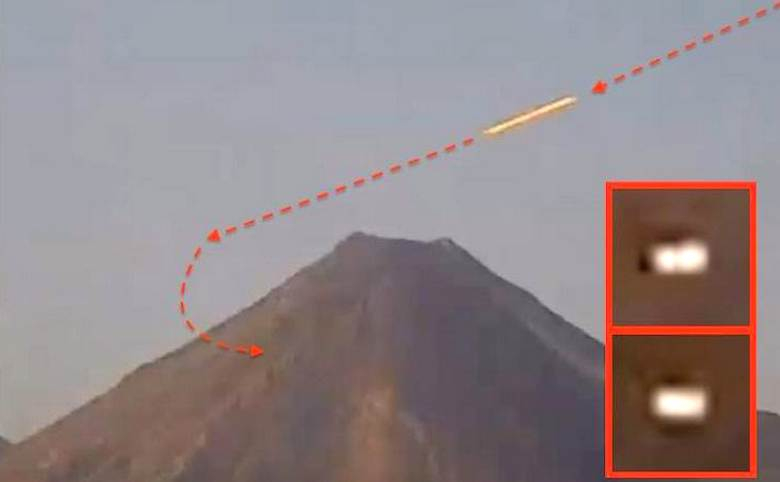 Заснеха уникални кадри с НЛО над вулкана Попокатепетъл, извънземните имали тайна база там (ВИДЕО)