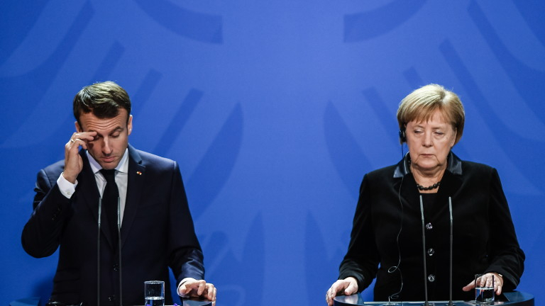 Меркел поряза Макрон след скандалните му думи за НАТО