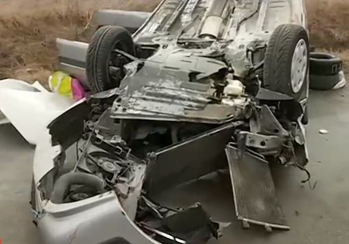 Страшно ВИДЕО от катастрофата на "Хемус", шофьорът купил колата неотдавна! (СНИМКИ)