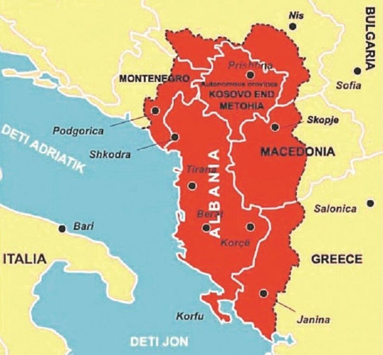 Лидер на косовска партия дойде в Тирана и открито призова за обединение с Албания