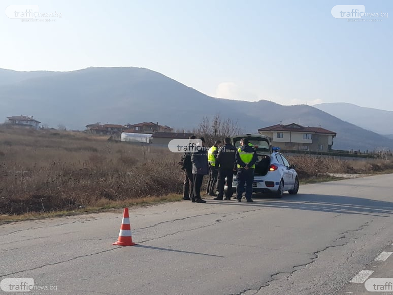Страшен инцидент с автобус с 35 души край Пловдив (СНИМКИ)