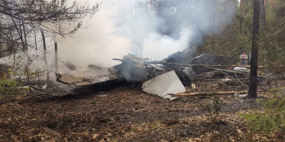 Уникално ВИДЕО от спасяването на пилота на  МиГ-29, който се разби в Полша (СНИМКИ)