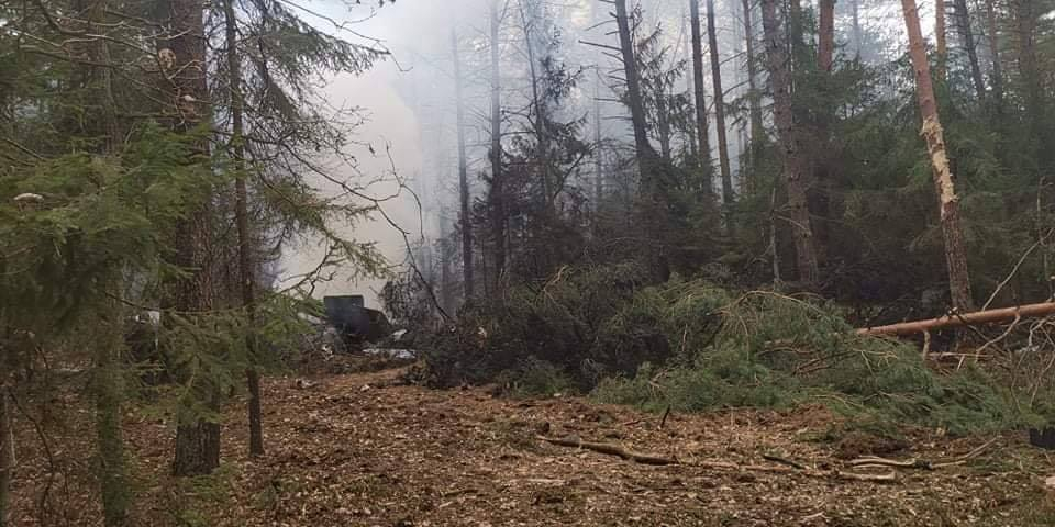 Уникално ВИДЕО от спасяването на пилота на  МиГ-29, който се разби в Полша (СНИМКИ)