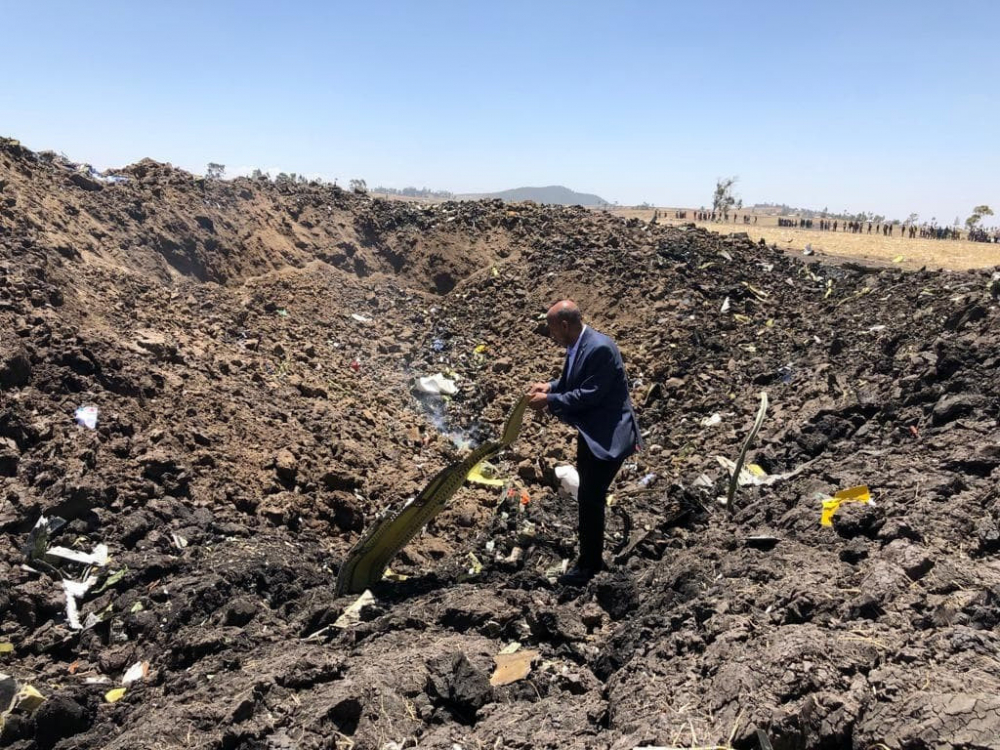 Очевидец разказа какво е видял при рухването на Boeing 737 Max 8 в Етиопия 