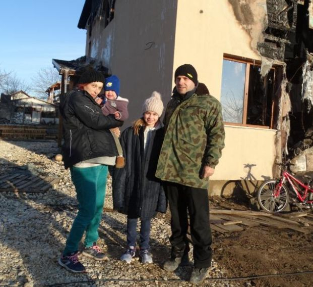 Прекрасна новина в семейството на военния пилот с изгорялата къща 