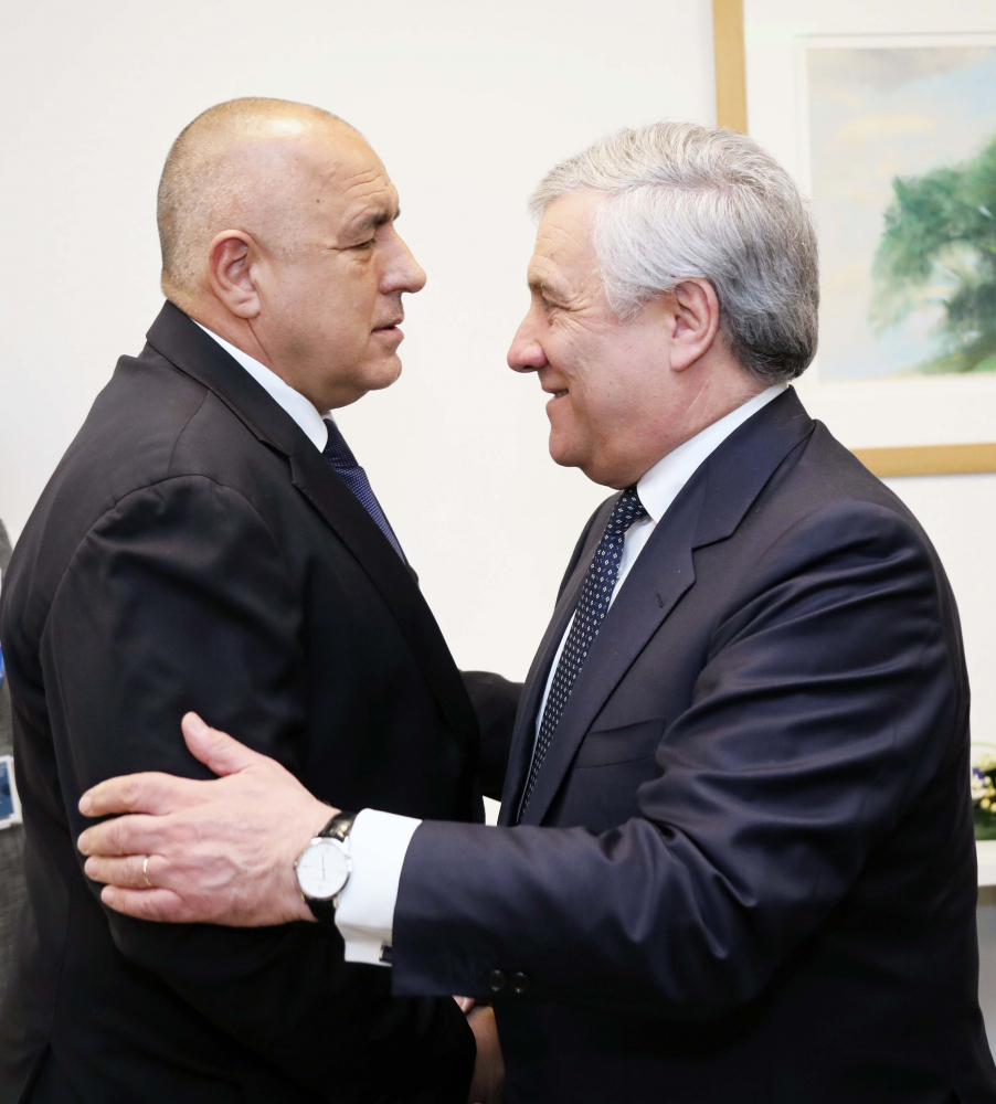 Борисов и Таяни с важна среща за пакета "Мобилност" (СНИМКИ)