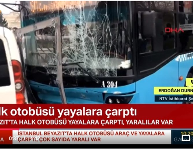 Българска кола се оказа в центъра на касапницата в Истанбул (ВИДЕО)
