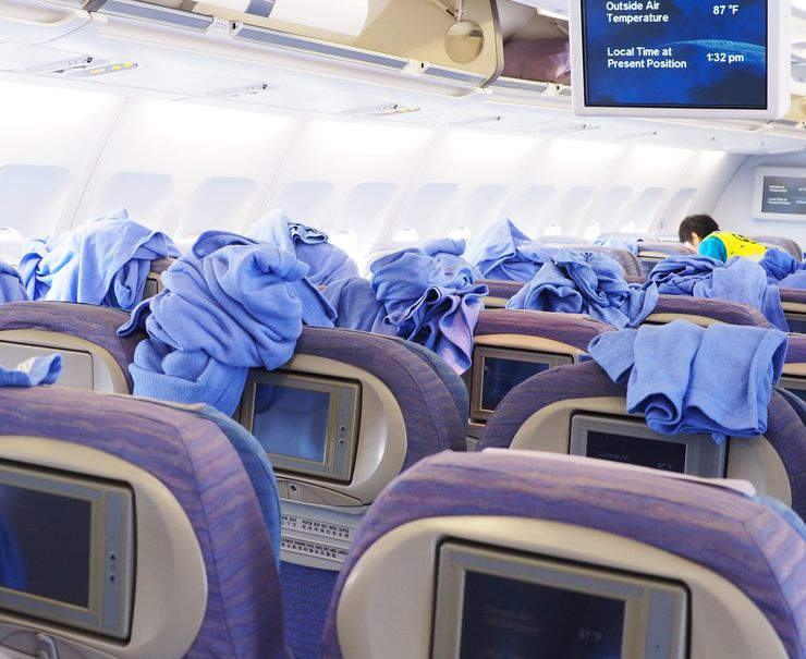 Най-мръсните места в самолета и най-чистата авиокомпания в света