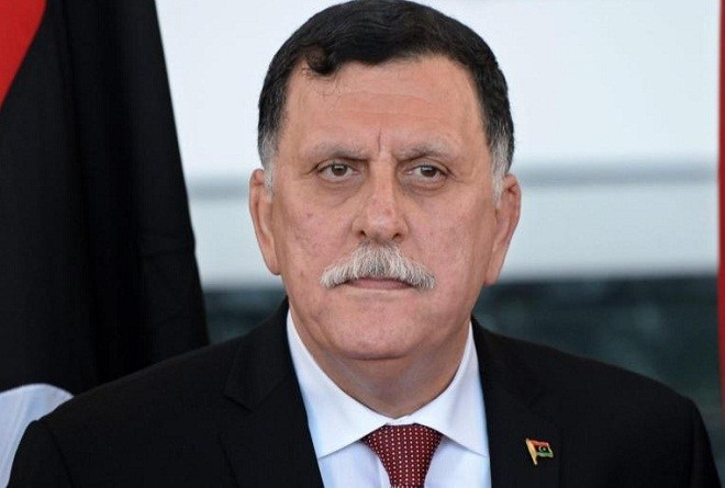  Премиерът на Либия Сарадж тържествено обеща „твърдост“ пред офанзивата на Хафтар