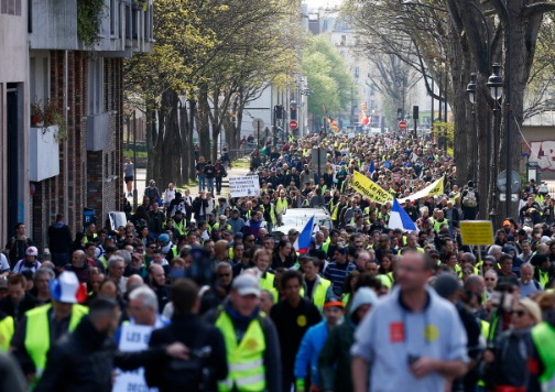 43-ма задържани на протест в Париж