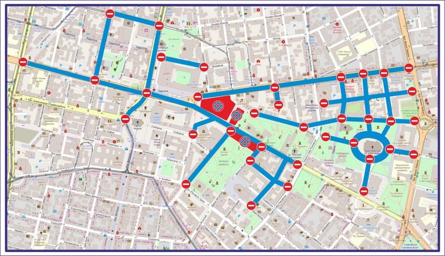 Посещението на папата блокира София от днес (ЗАБРАНИ/КАРТИ)