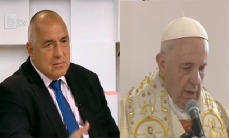 Борисов се ядоса на "гадовете", които намират кусур на папата: И Господ да слезе...