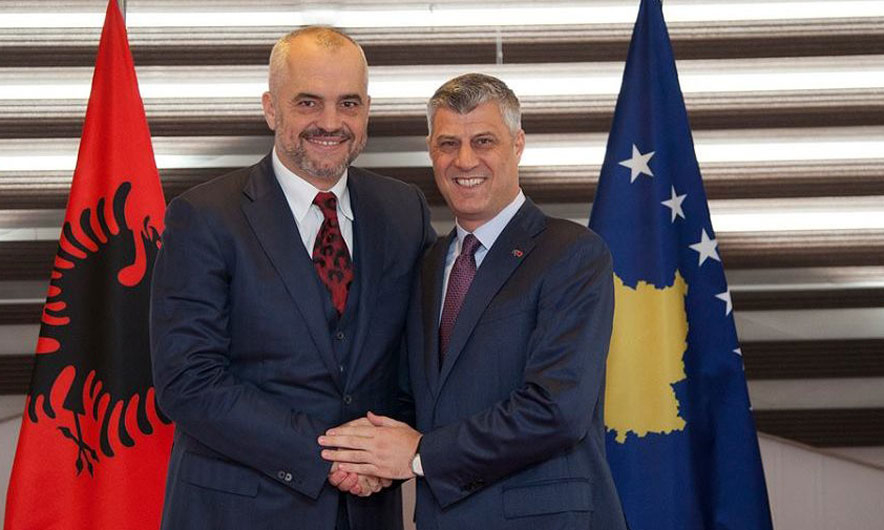 Косово и Албания поискаха "единно албанско пространство без граници" на Балканите (КАРТА) 