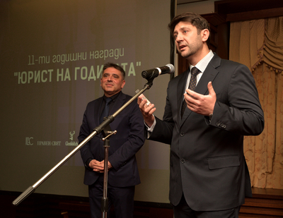 Председателят на КЗЛД Венцислав Караджов е юрист на годината