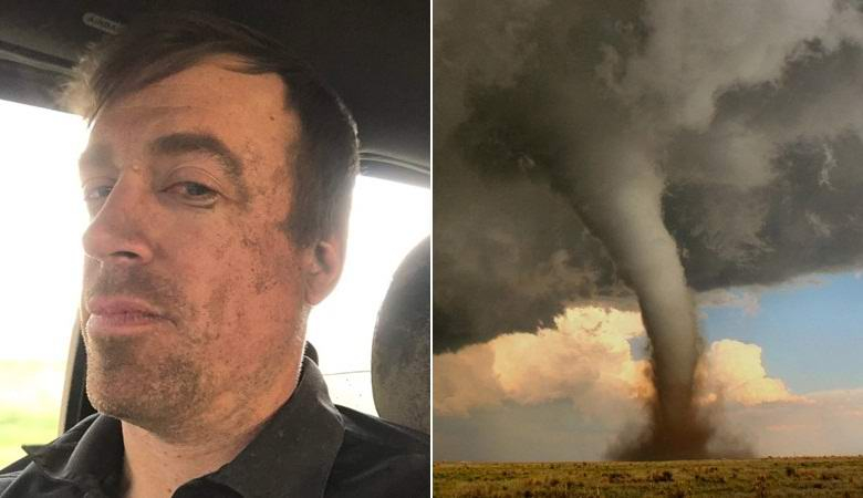 Американски метеоролог засне страховито ВИДЕО от епицентъра на мощно торнадо
