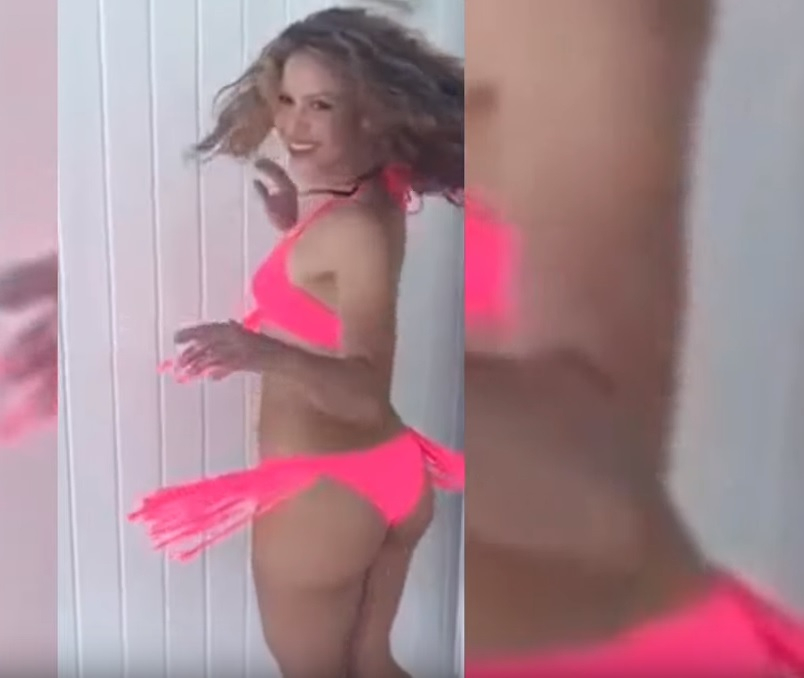 Невероятна! Шакира на 42 позира в бикини и показа изваяно тяло (ВИДЕО)