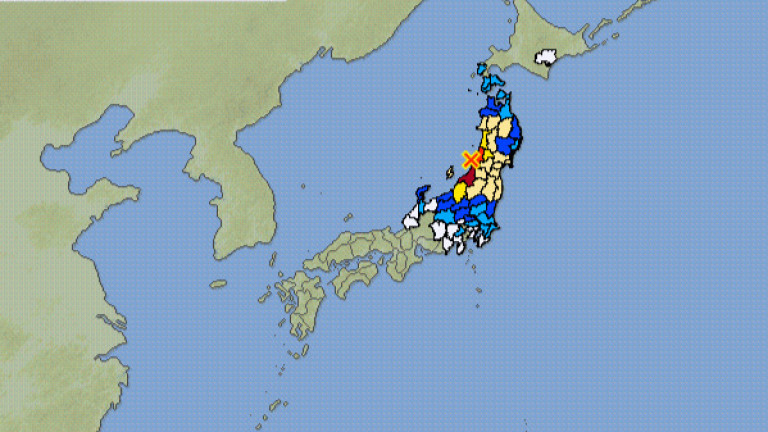 Зверски силно земетресение удари Япония (ВИДЕО)