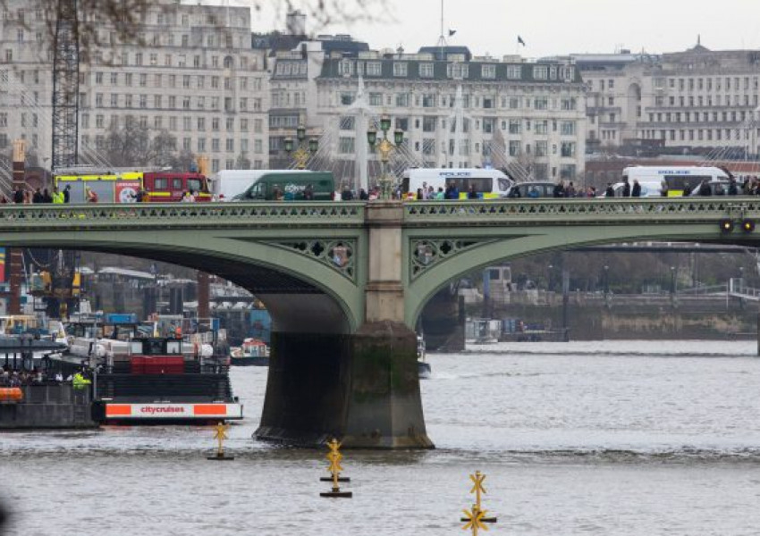 Туристически кораб се блъсна в Уестминстърския мост (СНИМКИ)
