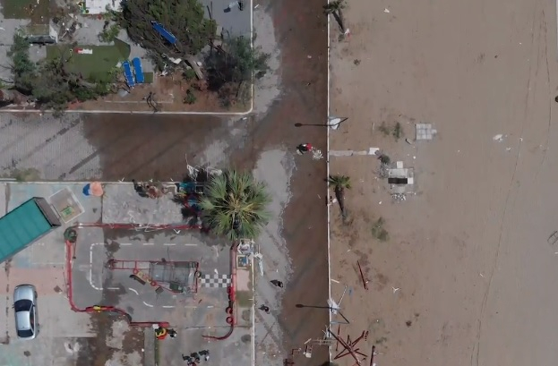 Разтърсващи КАДРИ от дрон показват опустошението в Халкидики 