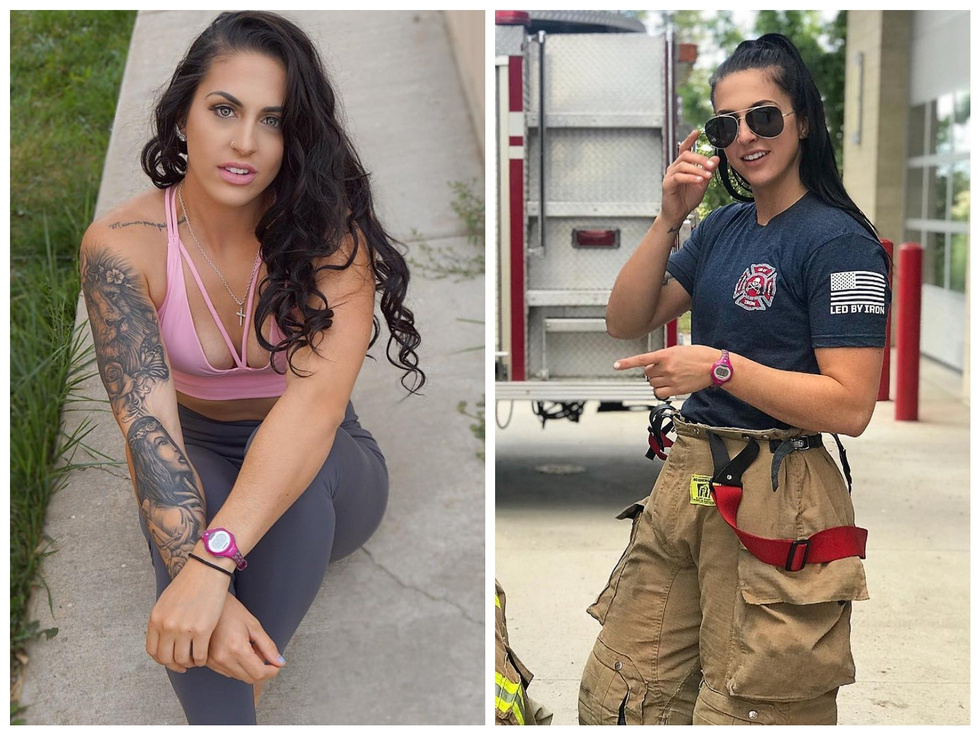 Секси пожарникарка показа, че красотата буквално ще спаси света СНИМКИ 18+