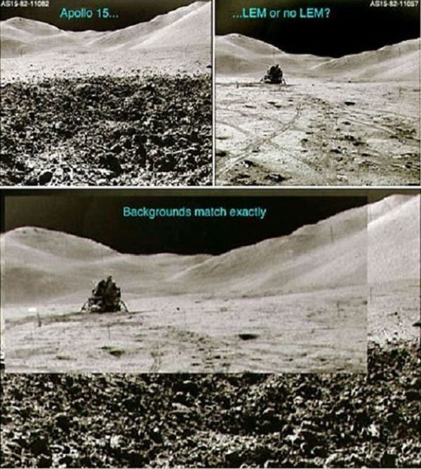 Скрити улики в снимките на НАСА от кацанията на Луната показват, че те са фалшиви 