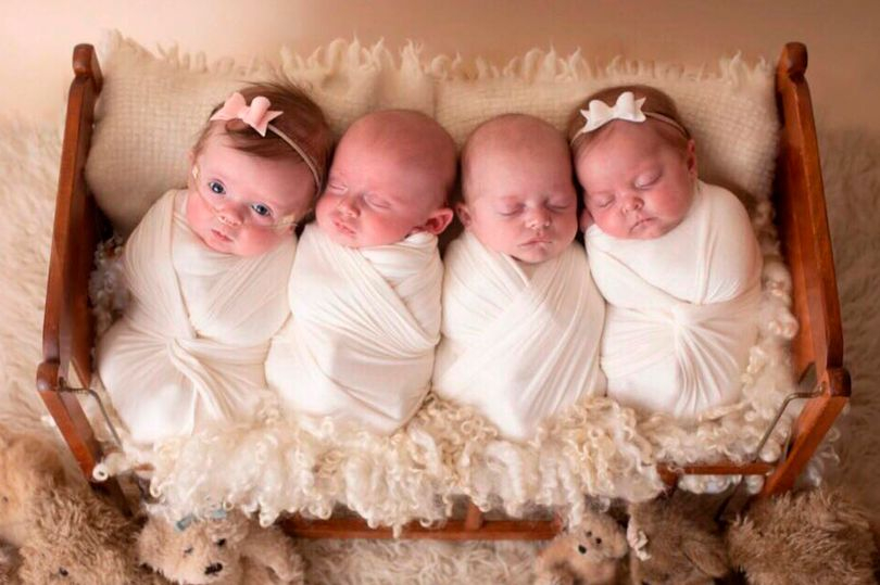 Тризначка роди четиризнаци след като даде живот на близнаци (СНИМКИ)